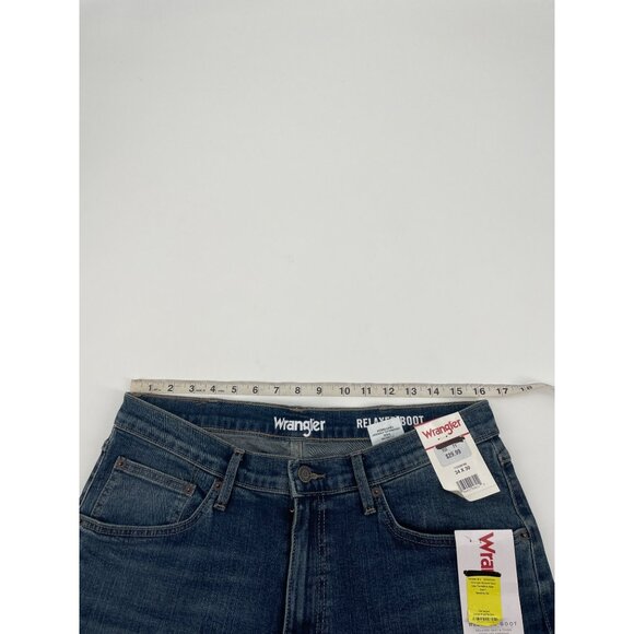 Wrangler Men's Blue Bootcut Jeans - Picture 7 of 9